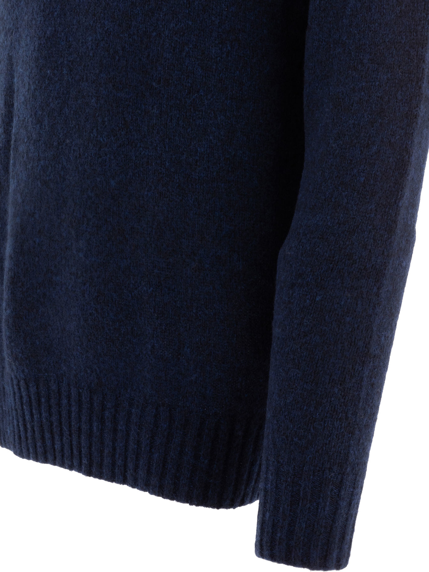 NN.07 Blue Lee merino wool-blend polo sweater